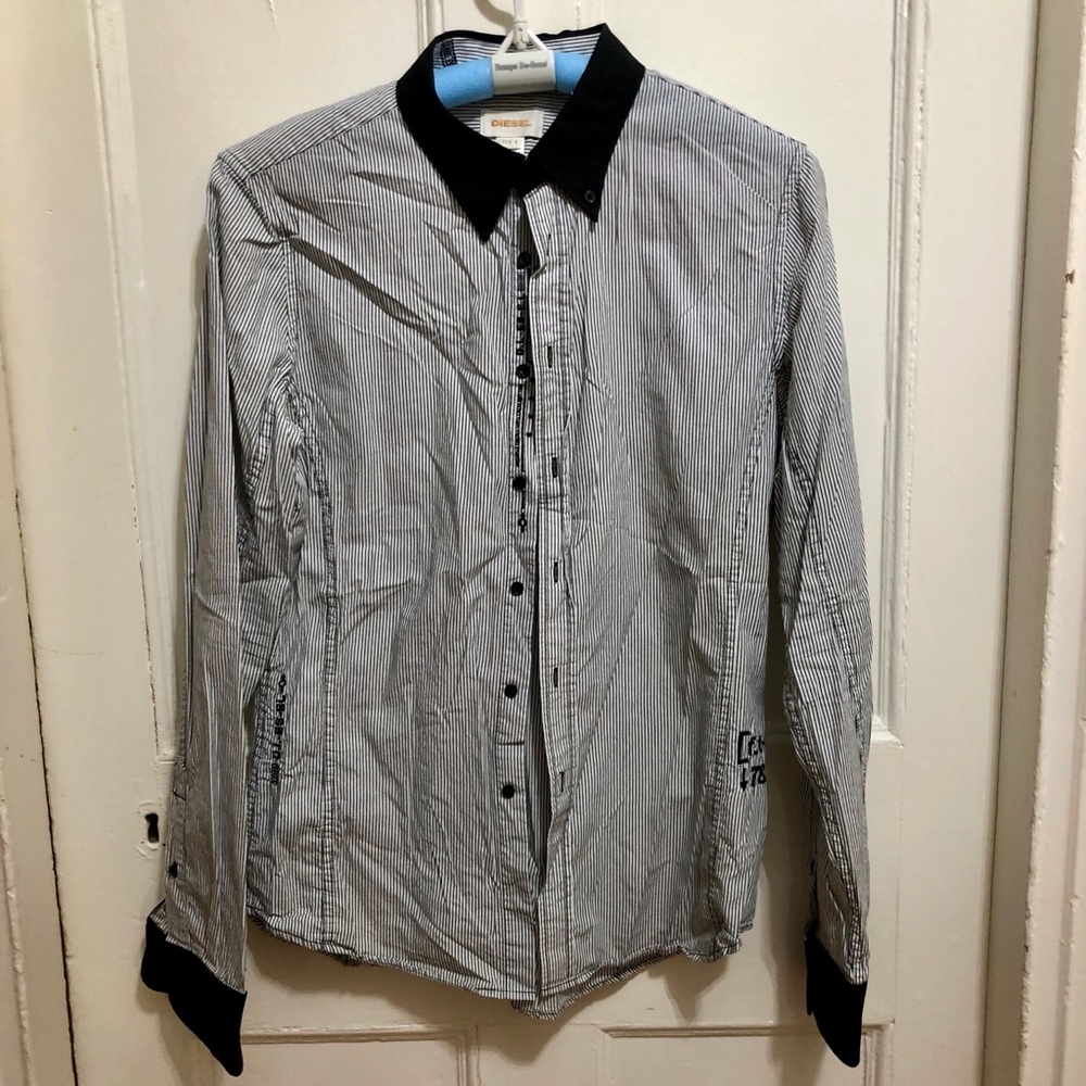 Diesel Long Sleeve Button Down